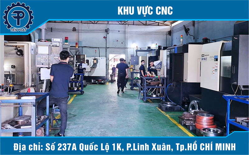 Khu Vực CNC - Công Ty Cơ Khí Tiến Phát - Thủ Đức