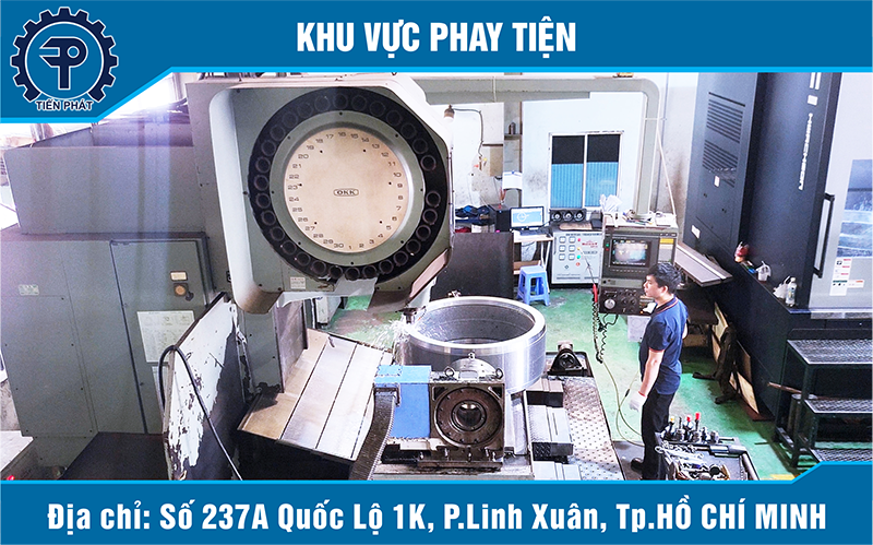 Khu Vực máy Phay Tiện - Công Ty Cơ Khí Tiến Phát - Thủ Đức