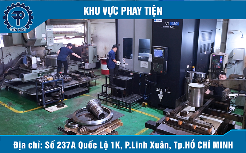 Khu Vực máy Phay Tiện - Công Ty Cơ Khí Tiến Phát - Thủ Đức