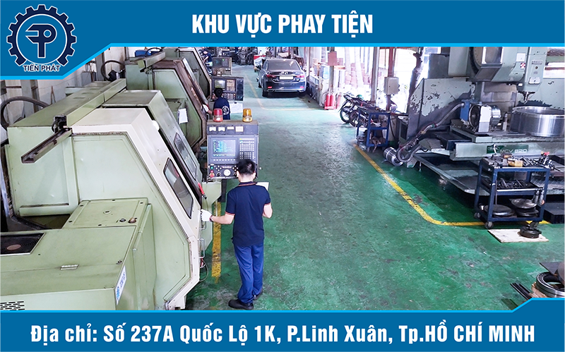 Khu Vực máy Phay Tiện - Công Ty Cơ Khí Tiến Phát - Thủ Đức