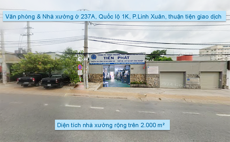 Nhà Xưởng Cơ Khí Tiến Phát Thủ Đức