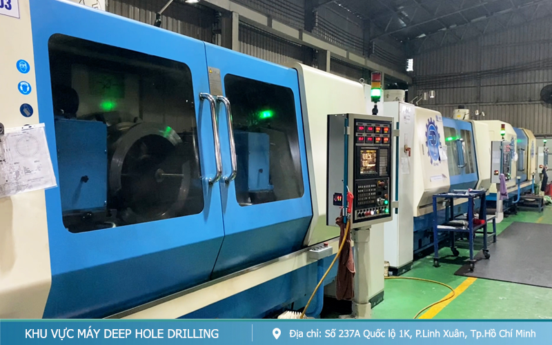 Khu Vực Máy Deep Hole Drilling - Công Ty - Cơ Khí Tiến Phát