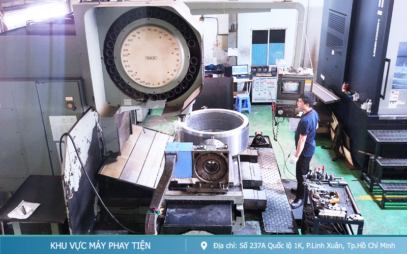 Khu Vực Phay Tiện 2 - Công Ty - Cơ Khí Tiến Phát