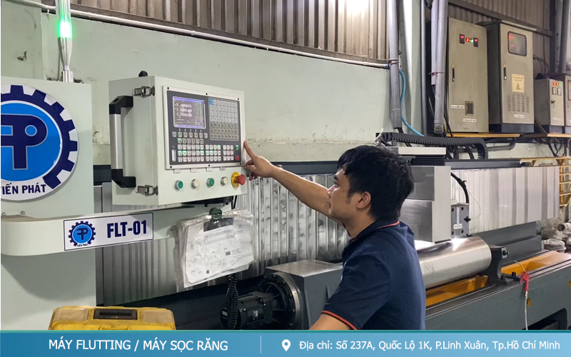 MÁY FLUTTING - MÁY SỌC RĂNG - Công Ty - Cơ Khí Tiến Phát