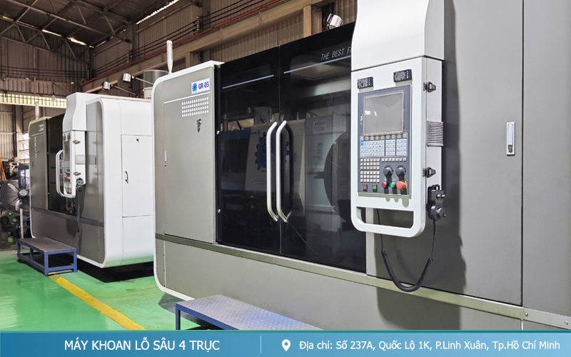 Máy Khoan Lỗ Sâu 4 Trục - Công Ty - Cơ Khí Tiến Phát