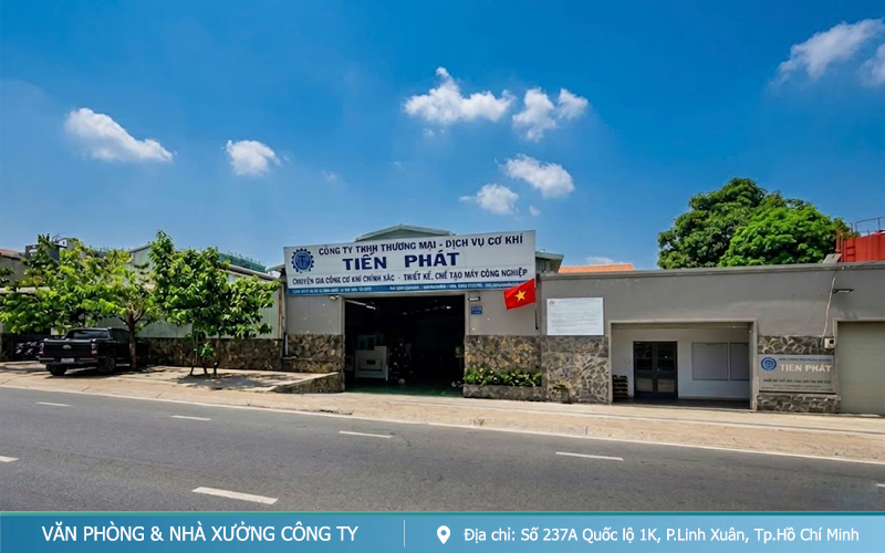 Văn Phòng và Nhà Xưởng Công Ty Cơ Khí Tiến Phát
